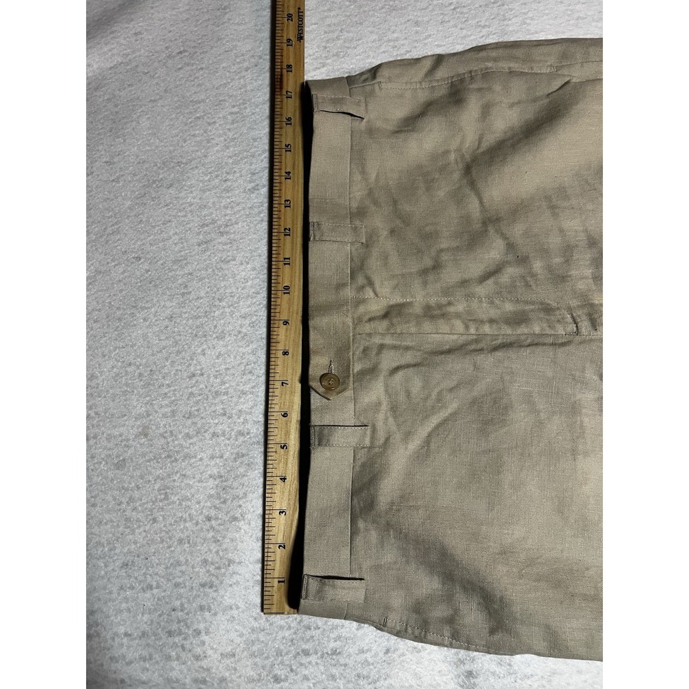 Lauren Ralph Lauren Men's 44S Linen Cream Lightweight 2 Piece Suit - Picture 13 of 15